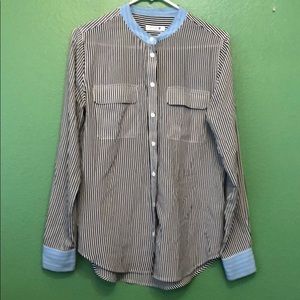 Equipment striped blouse